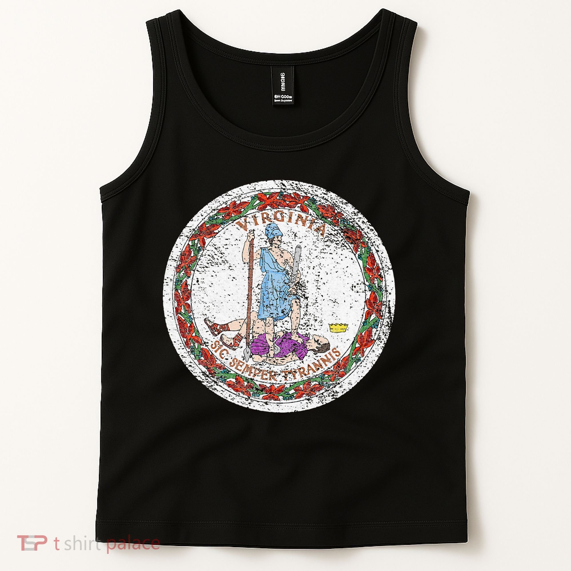 VIRGINIA STATE FLAG SEAL RICHMOND NORFOLK Tank Top