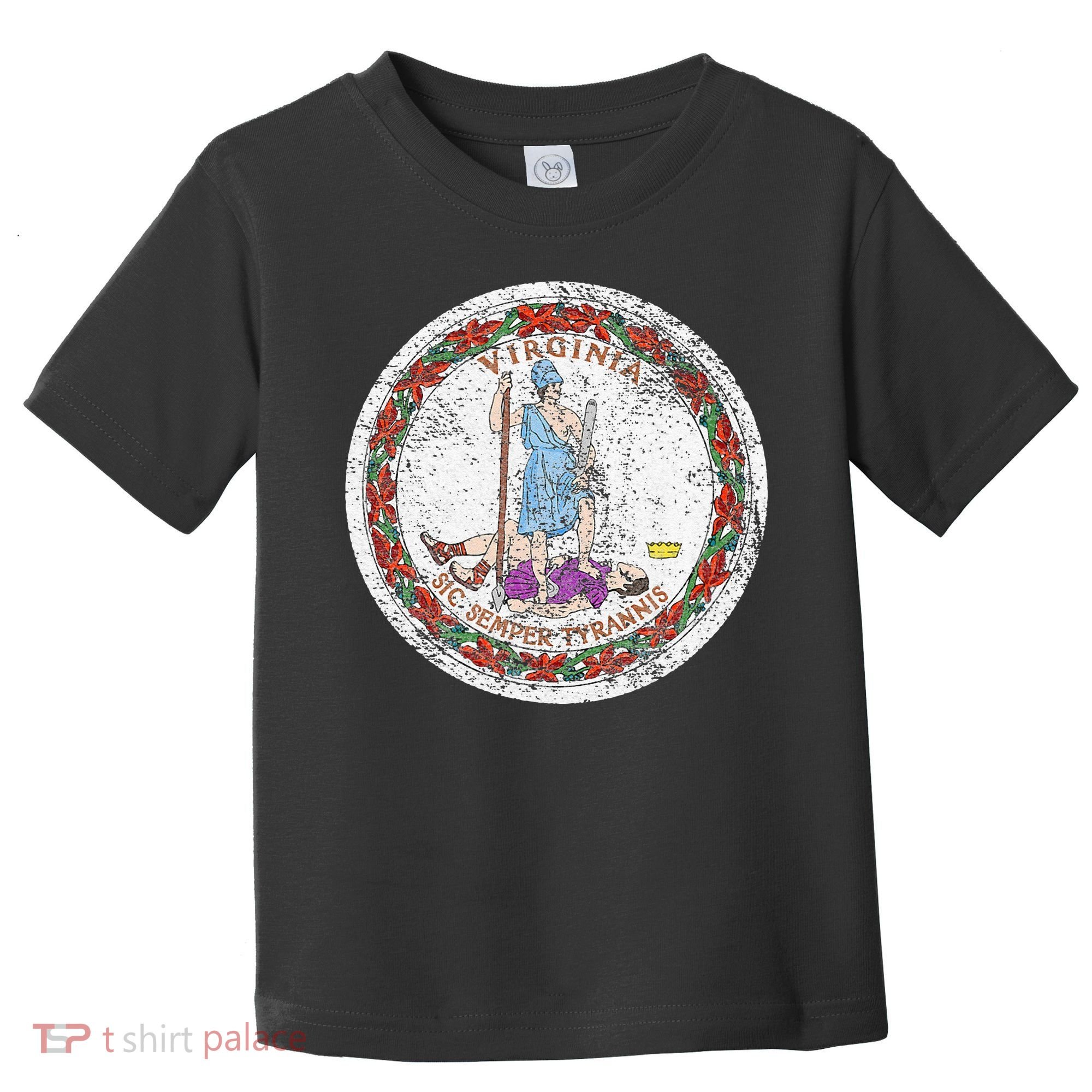 VIRGINIA STATE FLAG SEAL RICHMOND NORFOLK Toddler T-Shirt