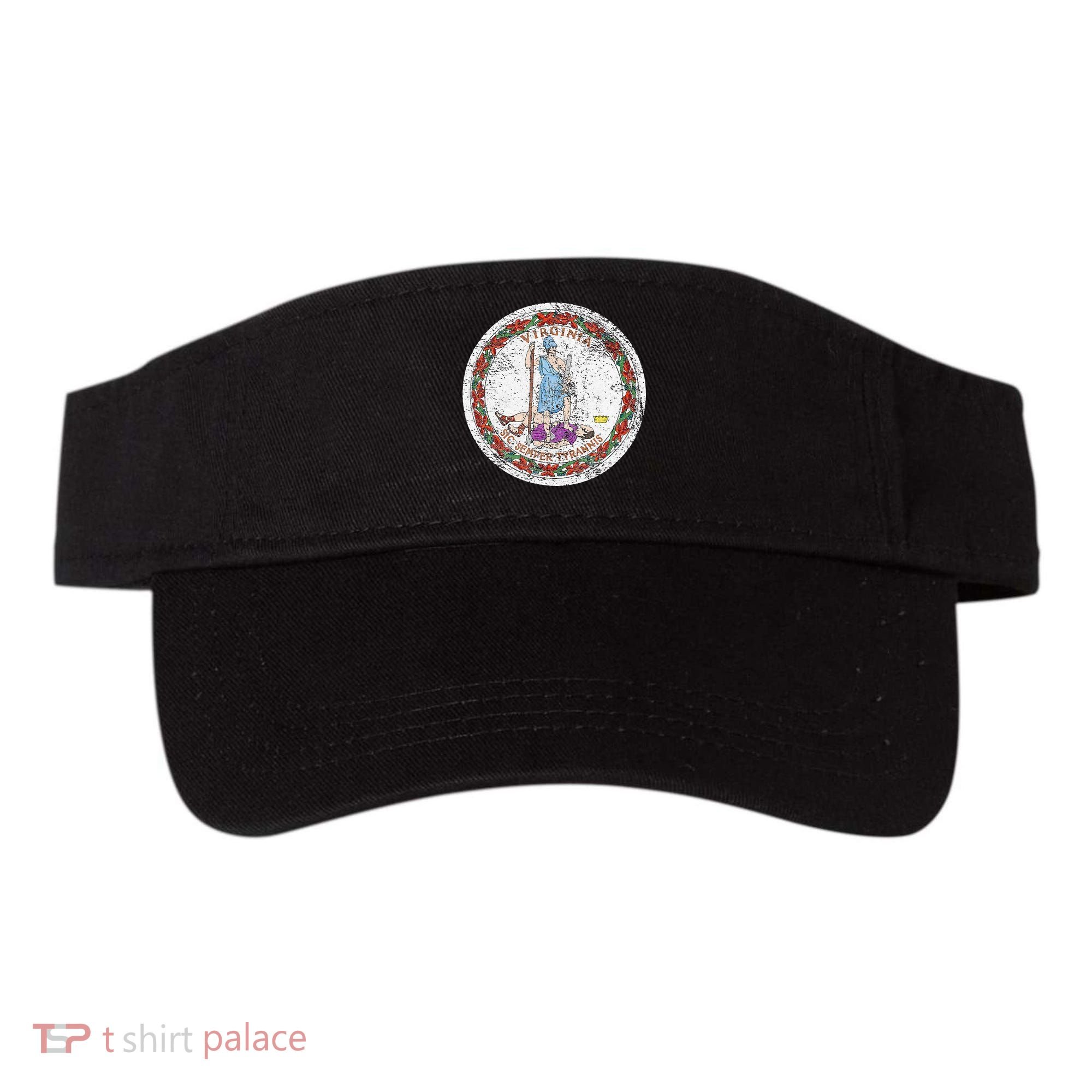 VIRGINIA STATE FLAG SEAL RICHMOND NORFOLK Visor