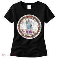VIRGINIA STATE FLAG SEAL RICHMOND NORFOLK Women's T-Shirt thumb 0