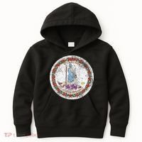 VIRGINIA STATE FLAG SEAL RICHMOND NORFOLK Kids Hoodie thumb 0