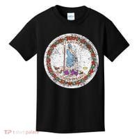 VIRGINIA STATE FLAG SEAL RICHMOND NORFOLK Kids T-Shirt thumb 0