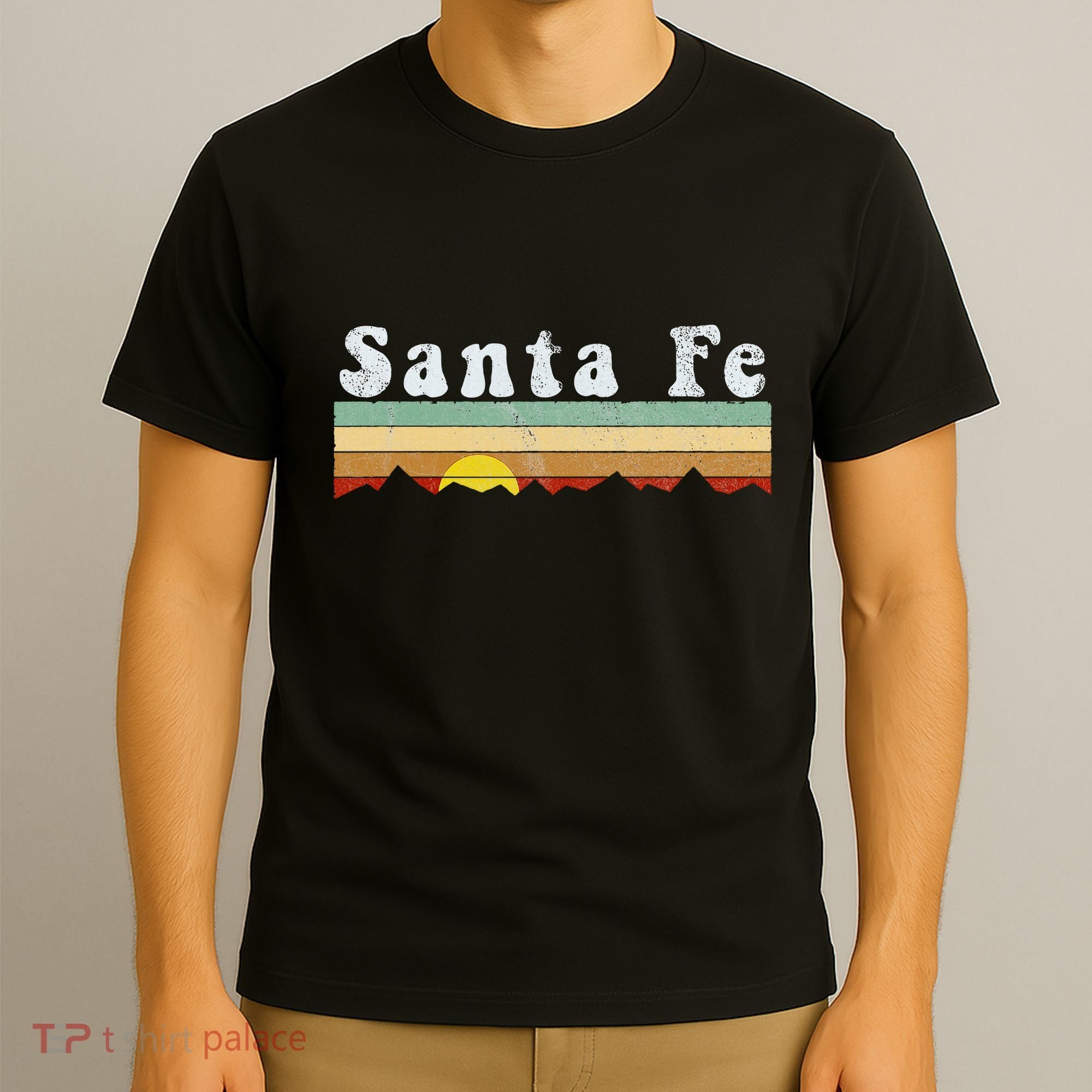 Vintage Santa Fe New Mexico Retro Gift T-Shirt
