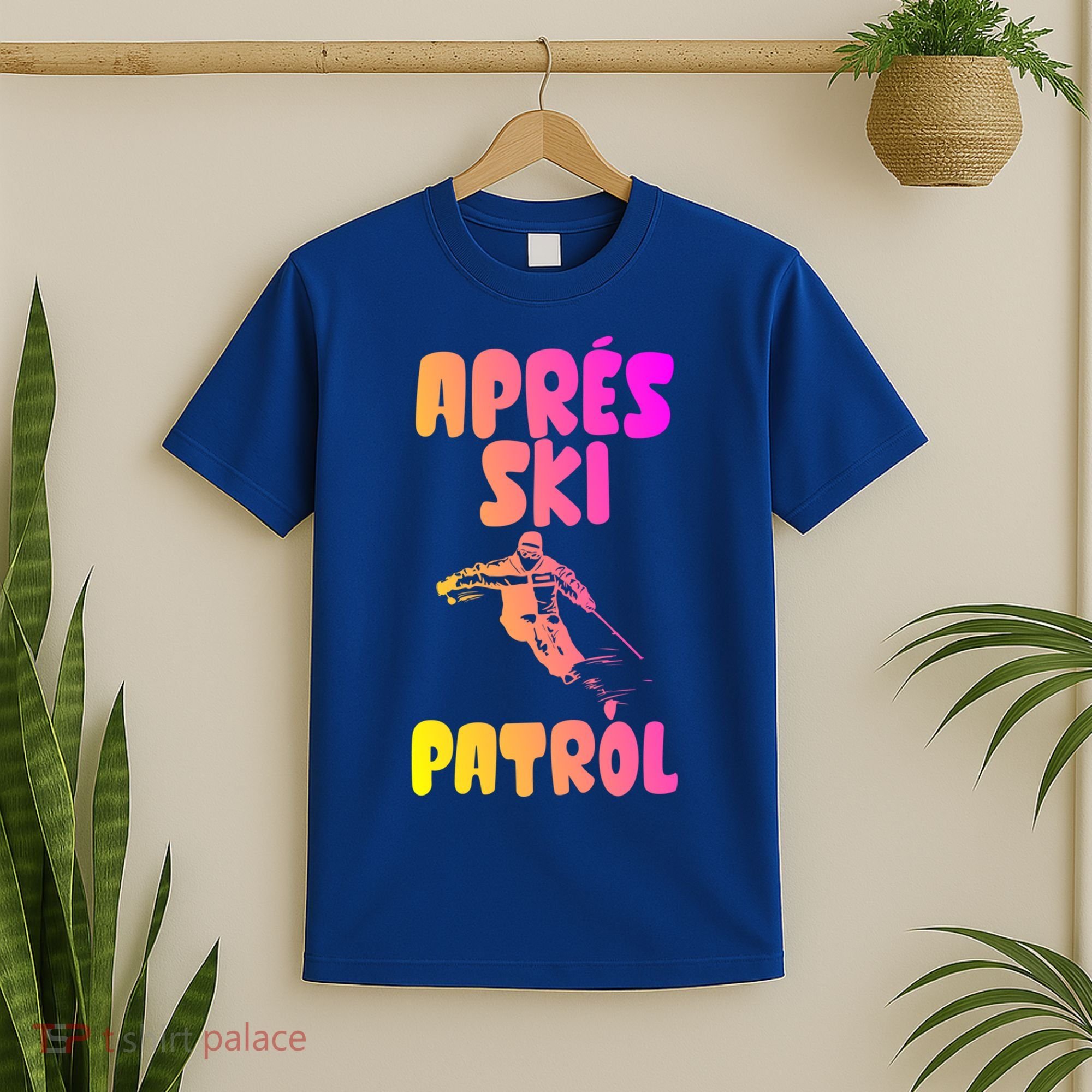 Vintage Skiing Funny Gift Retro Apres Vintage 80s Ski Patrol Cool Gift T-Shirt