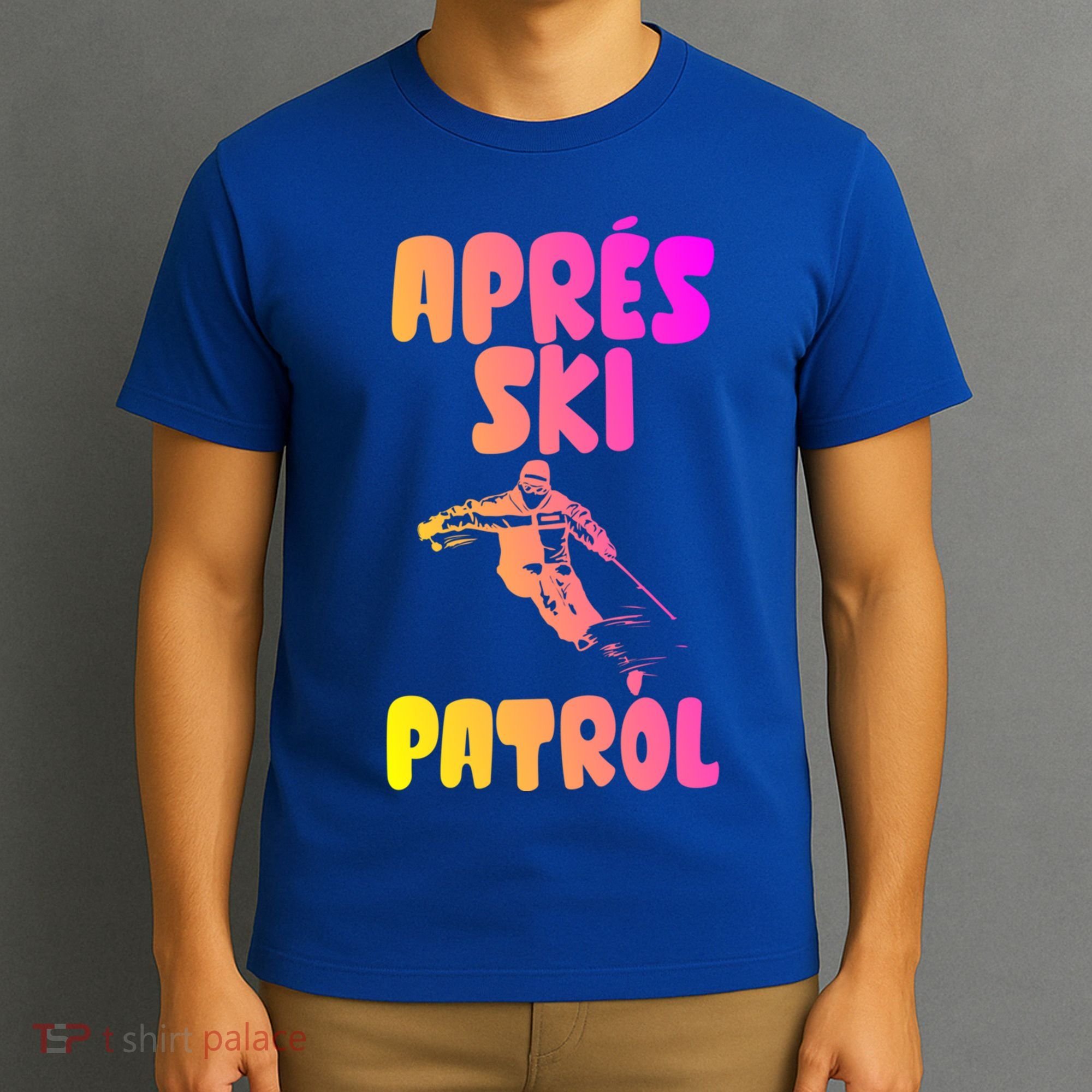 Vintage Skiing Funny Gift Retro Apres Vintage 80s Ski Patrol Cool Gift T-Shirt