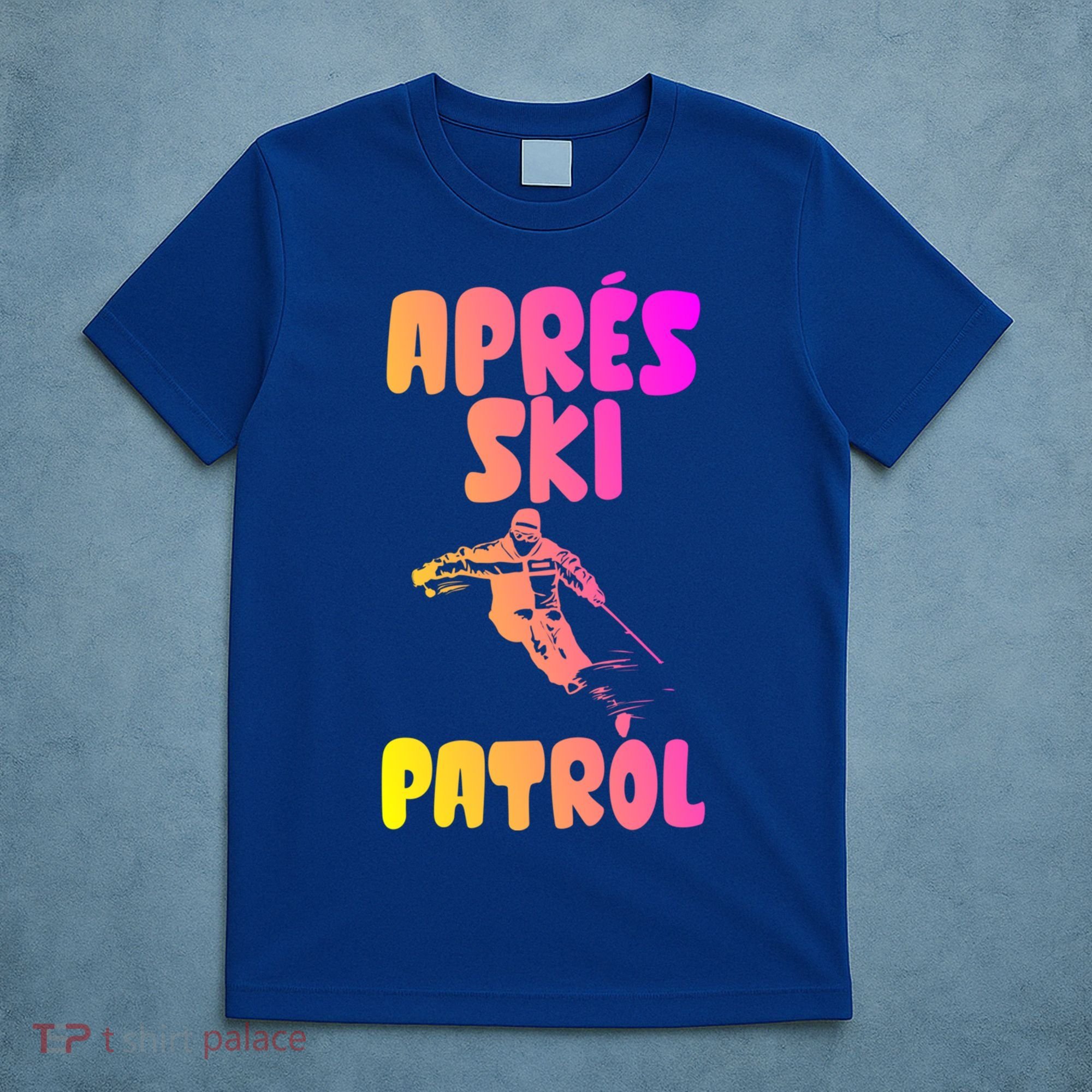 Vintage Skiing Funny Gift Retro Apres Vintage 80s Ski Patrol Cool Gift T-Shirt