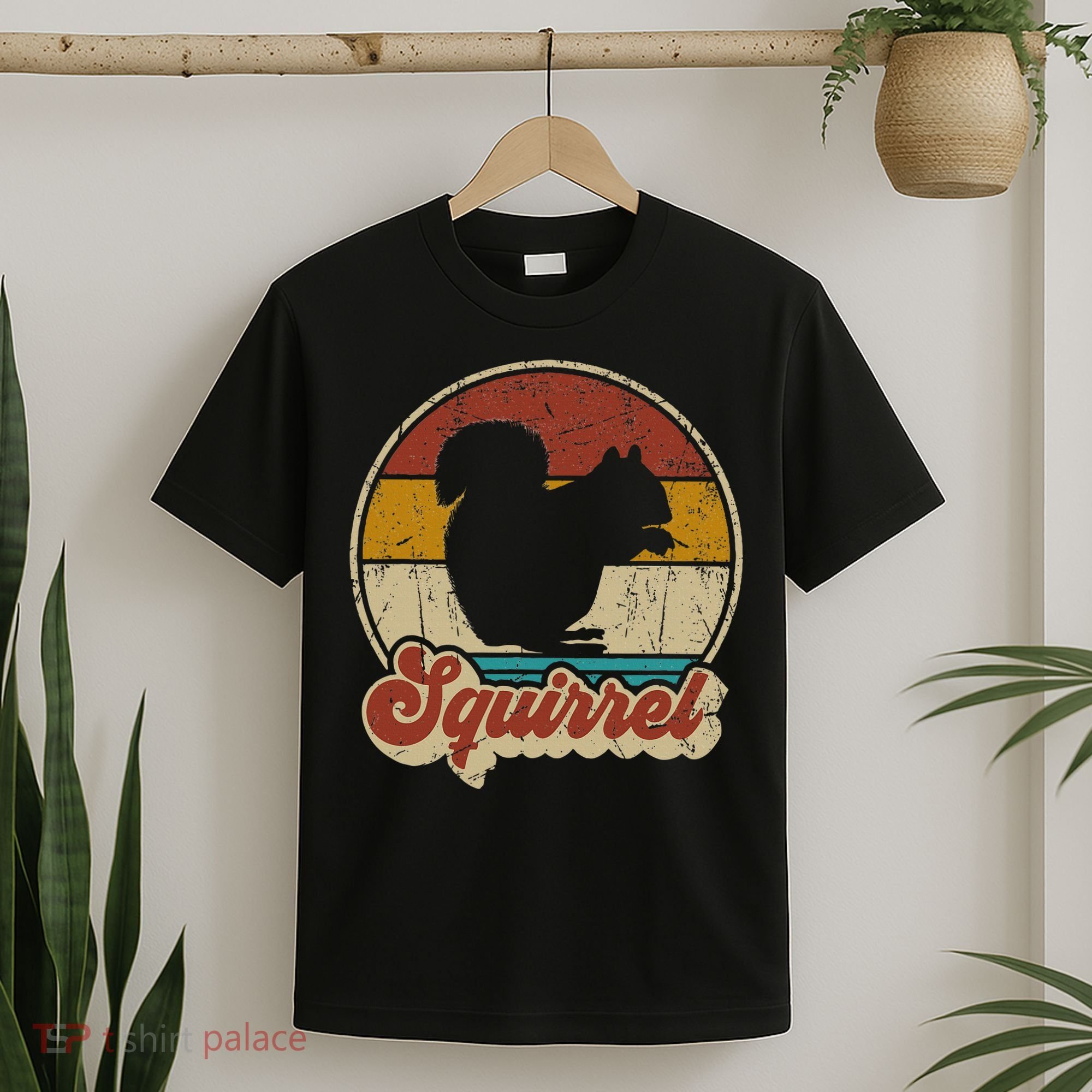 Vintage Squirrel Funny Retro T-Shirt