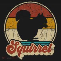 Vintage Squirrel Funny Retro T-Shirt thumb 7