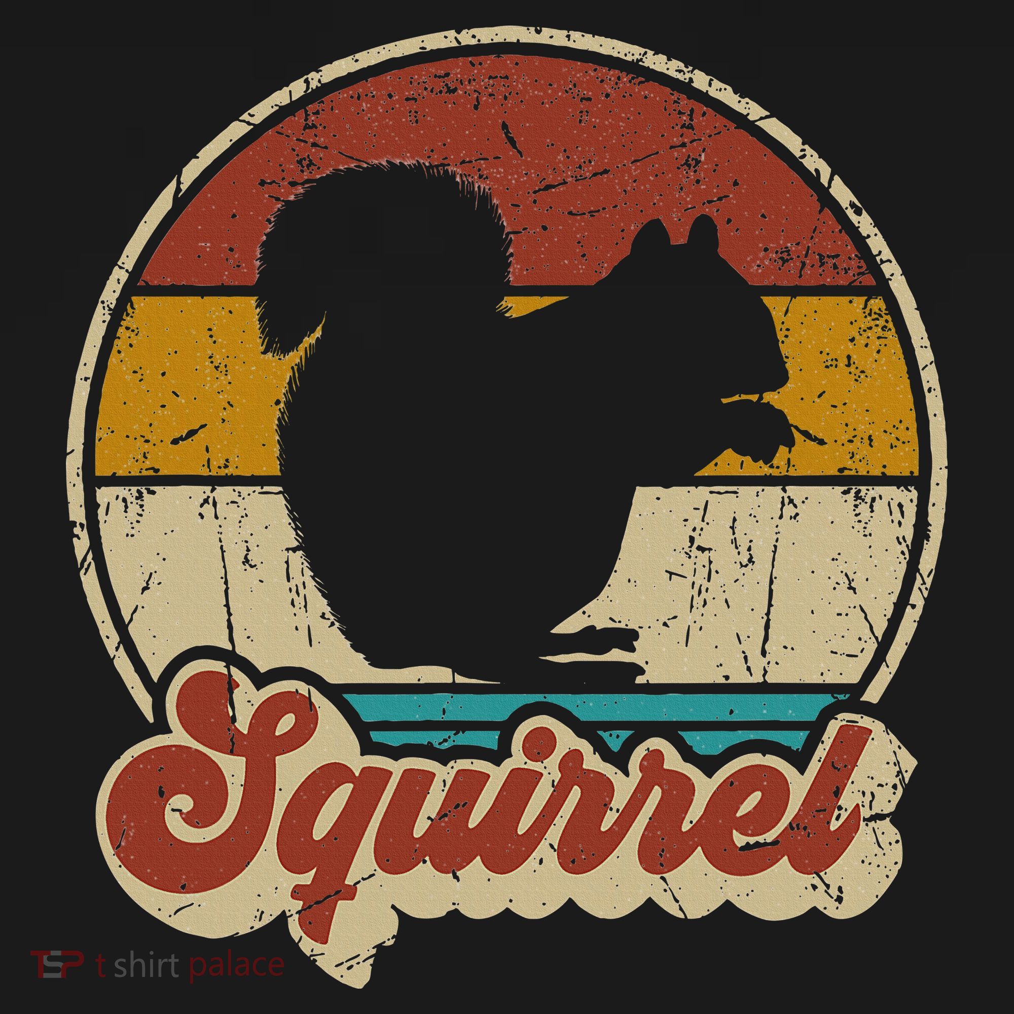 Vintage Squirrel Funny Retro T-Shirt
