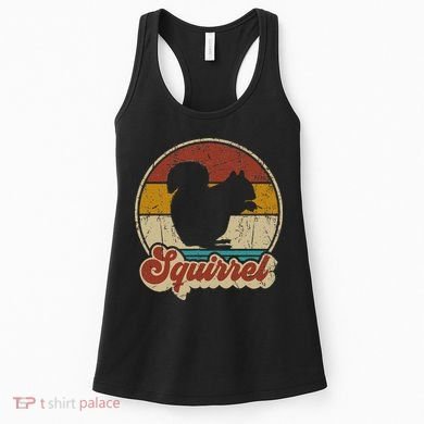 Vintage Squirrel Funny Retro Women's Tank Top