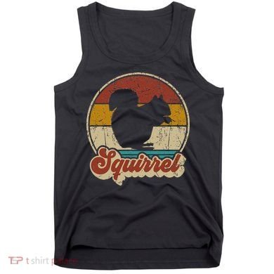 Vintage Squirrel Funny Retro Tank Top