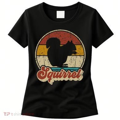 Vintage Squirrel Funny Retro Women's T-Shirt