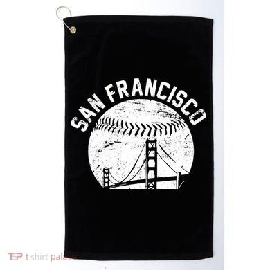 Vintage San Francisco Skyline SF Baseball Golf Towel