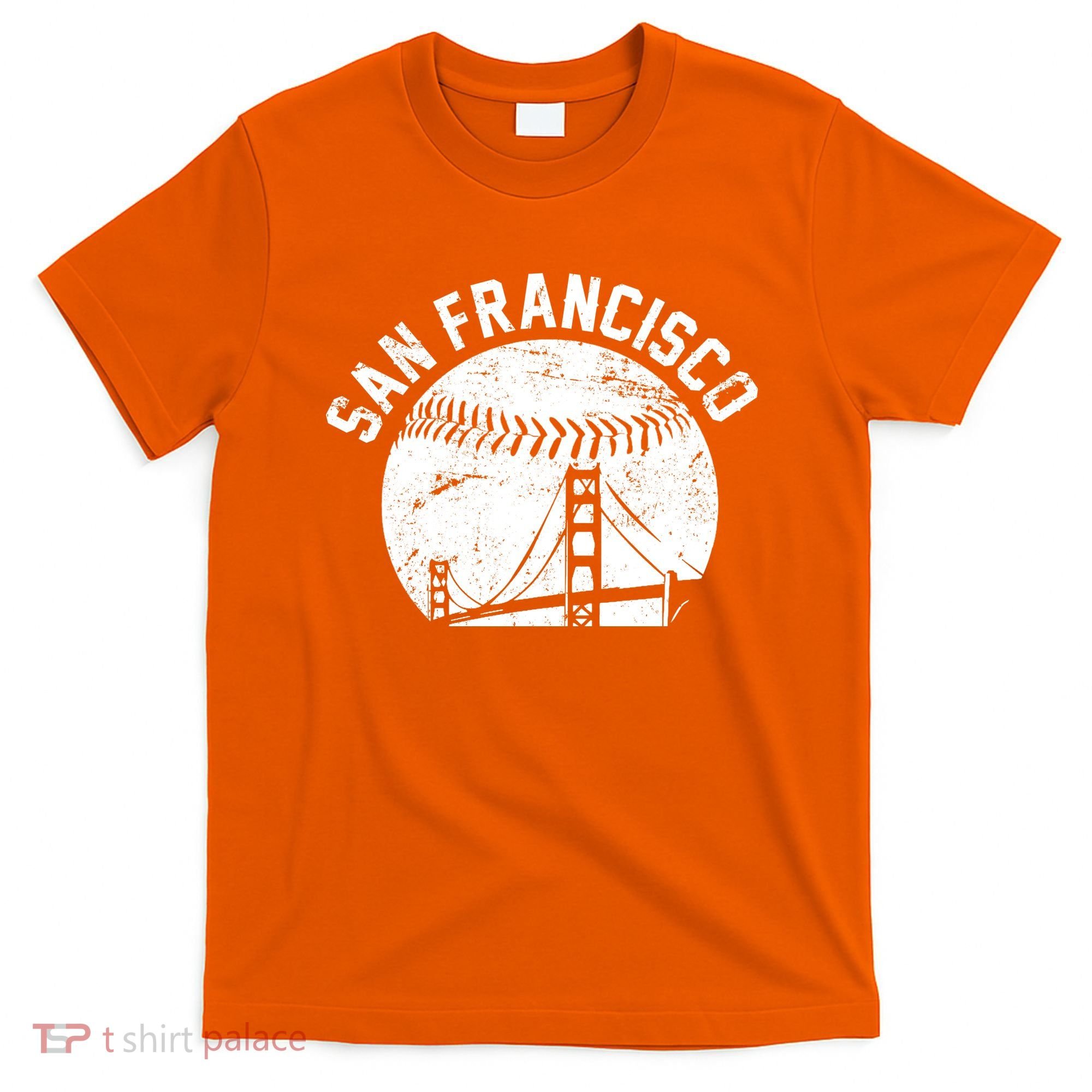 Vintage San Francisco Skyline SF Baseball T-Shirt