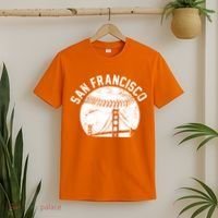 Vintage San Francisco Skyline SF Baseball T-Shirt thumb 2