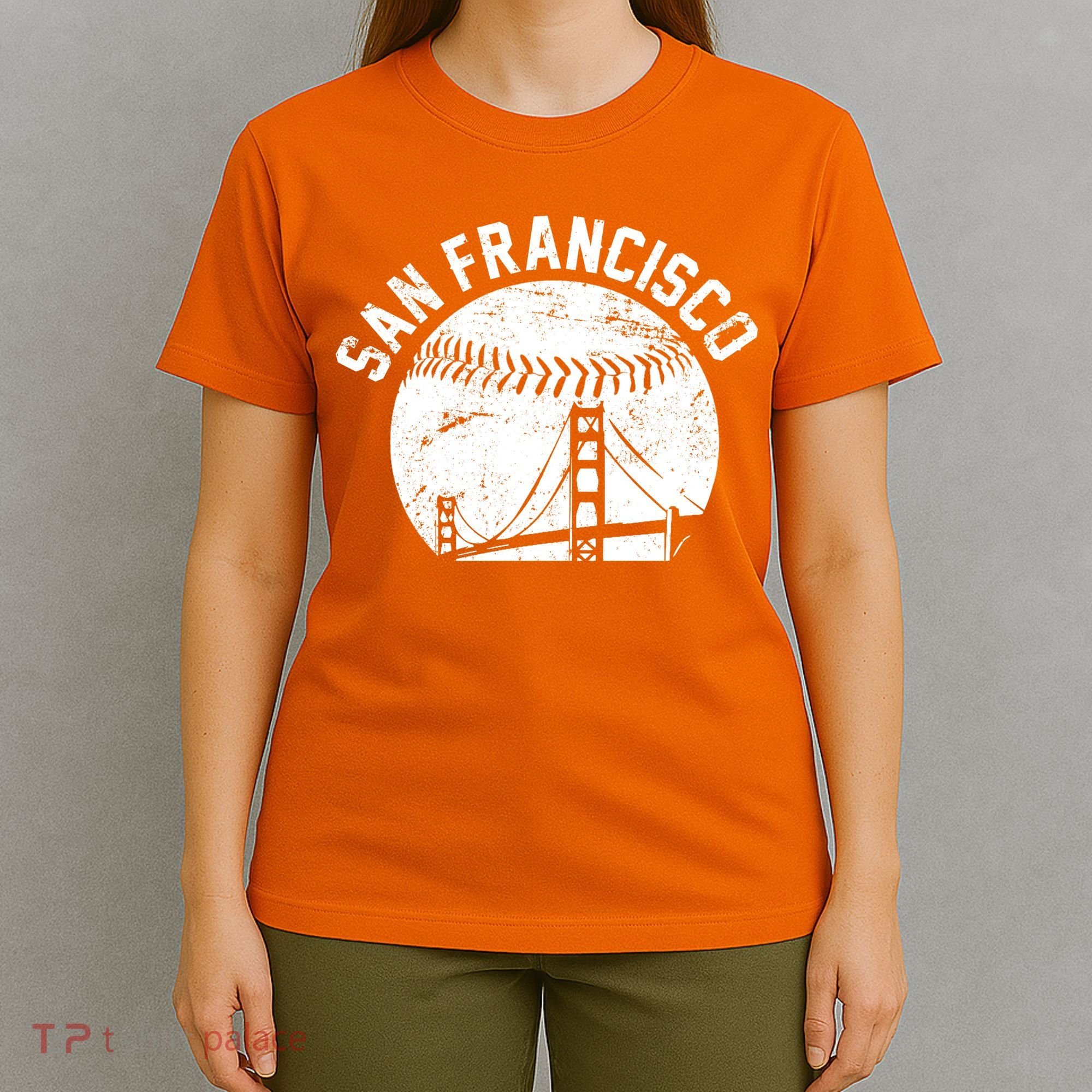 Vintage San Francisco Skyline SF Baseball T-Shirt