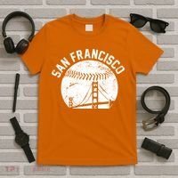 Vintage San Francisco Skyline SF Baseball T-Shirt thumb 5