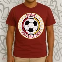 Vintage Spain Football 1909 Soccer Emblem T-Shirt thumb 3