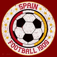Vintage Spain Football 1909 Soccer Emblem T-Shirt thumb 7
