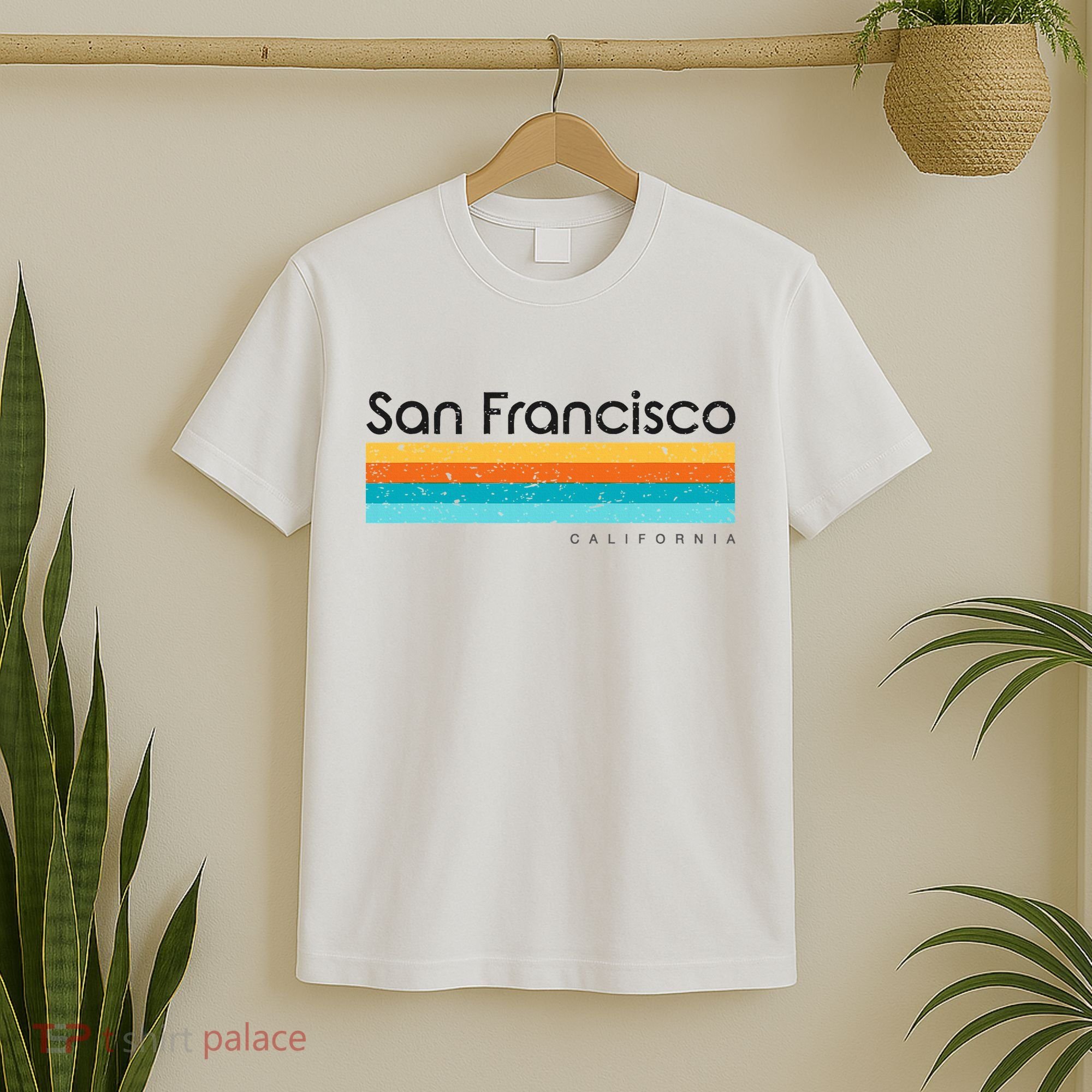 Vintage San Francisco California Ca Retro T-Shirt