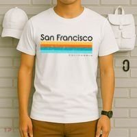 Vintage San Francisco California Ca Retro T-Shirt thumb 6