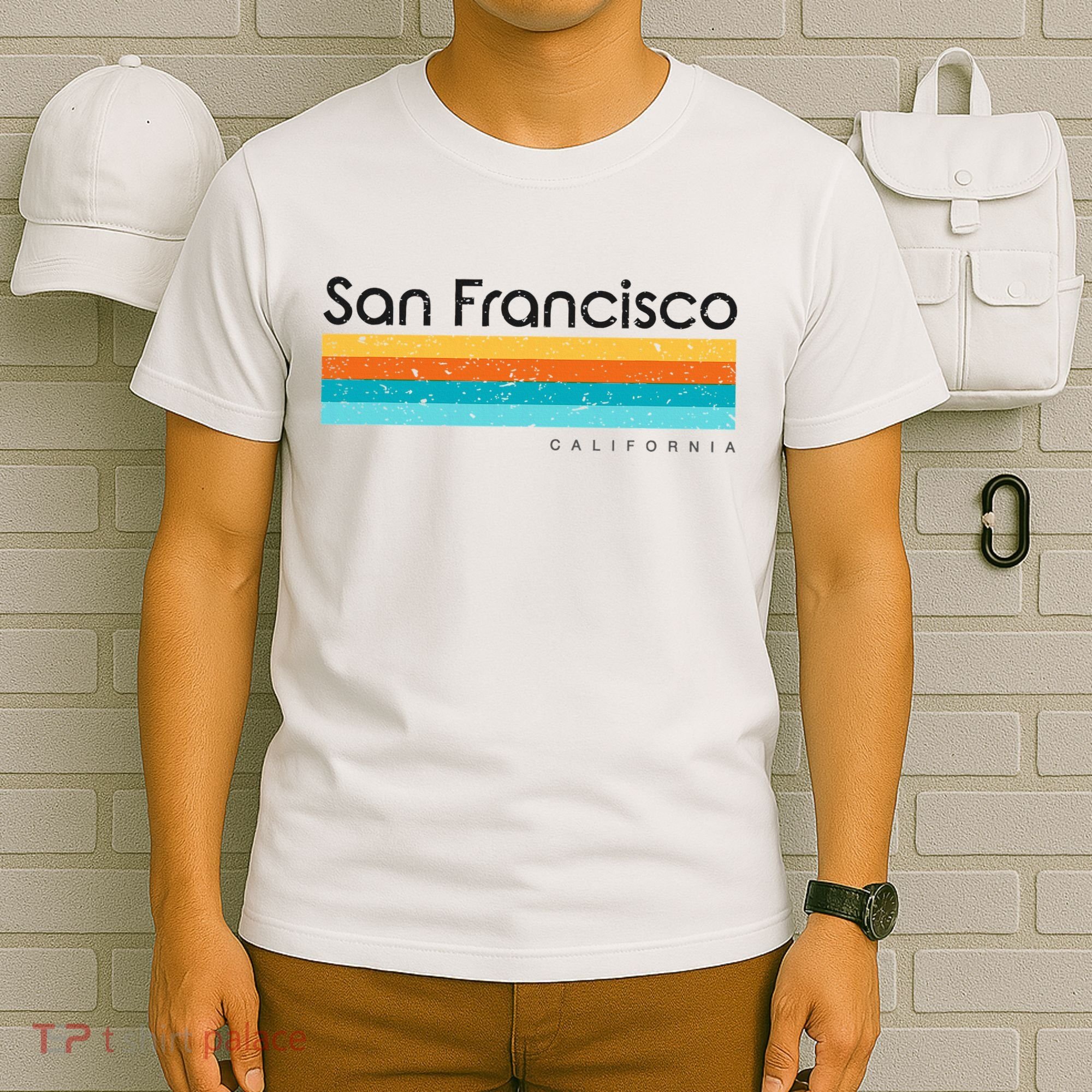 Vintage San Francisco California Ca Retro T-Shirt
