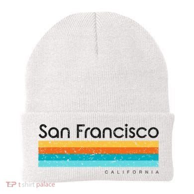 Vintage San Francisco California Ca Retro Beanie