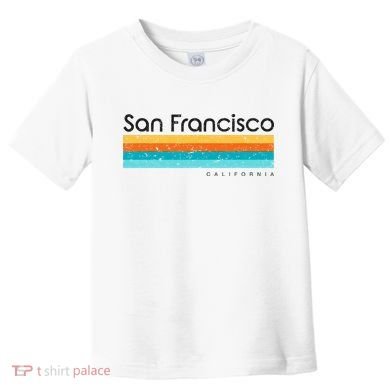 Vintage San Francisco California Ca Retro Toddler T-Shirt