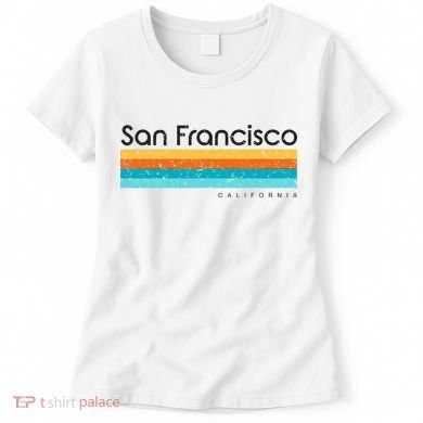Vintage San Francisco California Ca Retro Women's T-Shirt