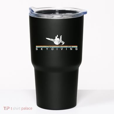 Vintage Skydiving Gift Retro Parachuting Skydiver Tumbler