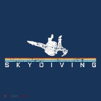 Vintage Skydiving Gift Retro Parachuting Skydiver T-Shirt thumb 7