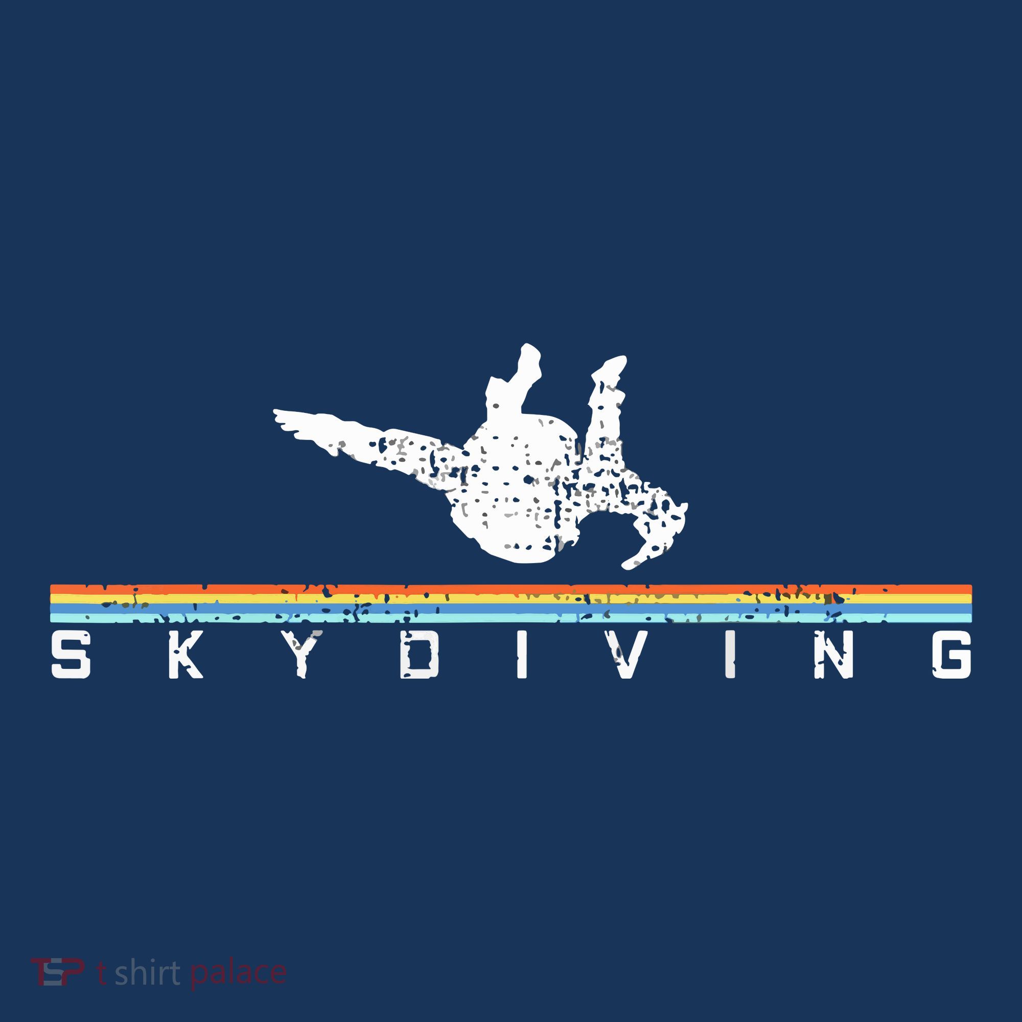 Vintage Skydiving Gift Retro Parachuting Skydiver T-Shirt