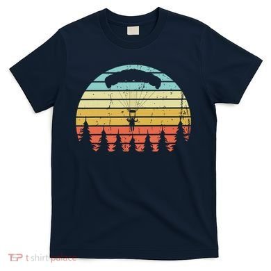 Vintage Skydiving Gift Retro Parachuting Skydiver T-Shirt