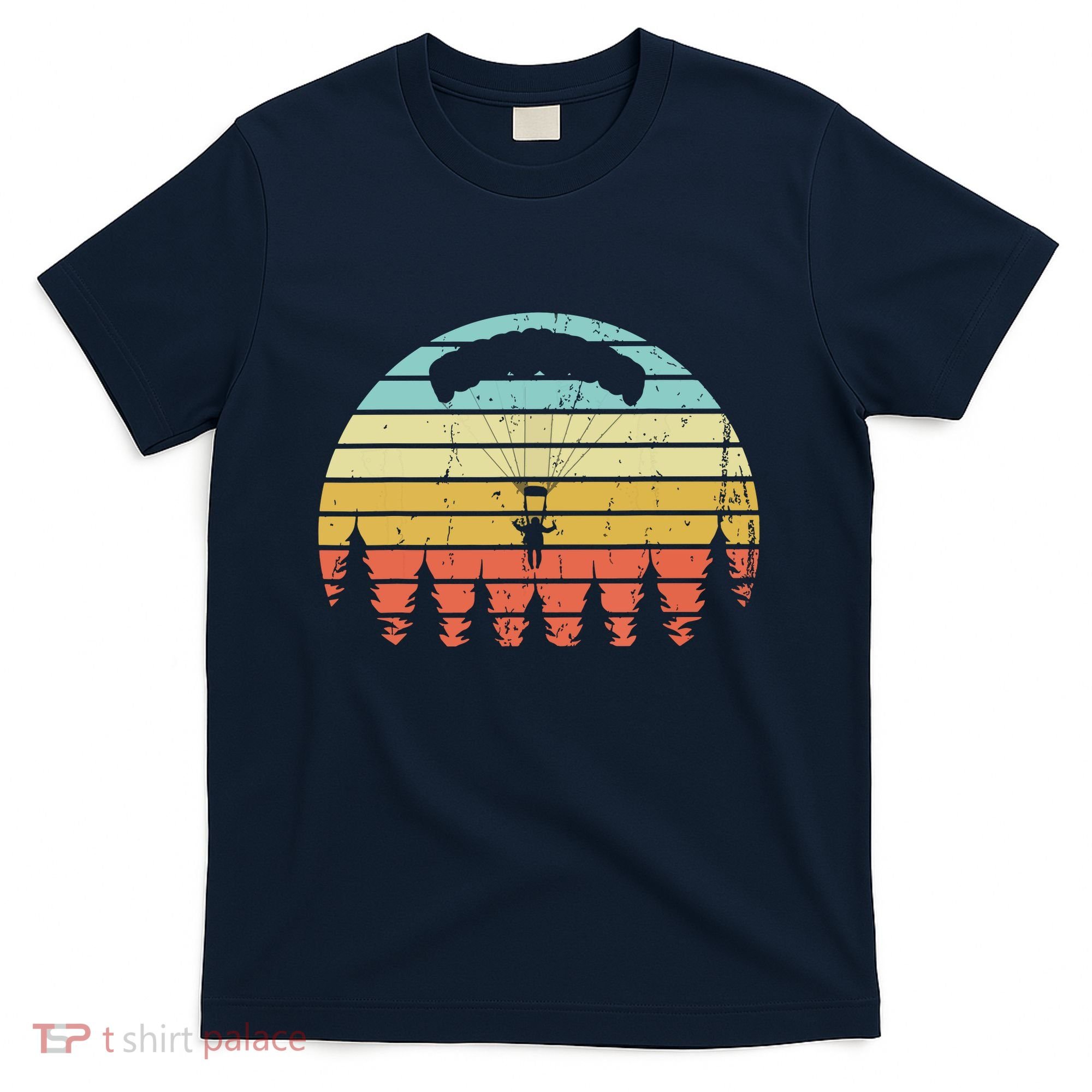 Vintage Skydiving Gift Retro Parachuting Skydiver T-Shirt
