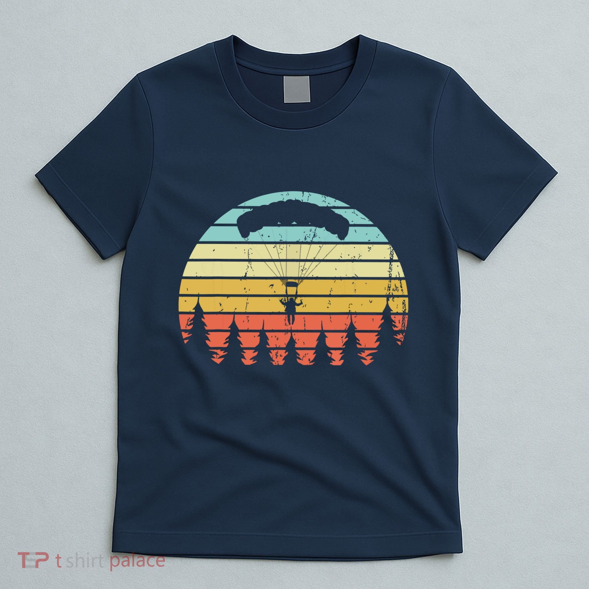 Vintage Skydiving Gift Retro Parachuting Skydiver T-Shirt