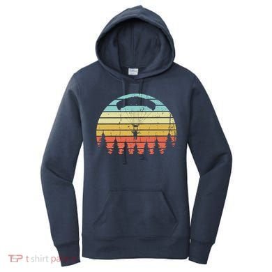 Vintage Skydiving Gift Retro Parachuting Skydiver Women's Hoodie