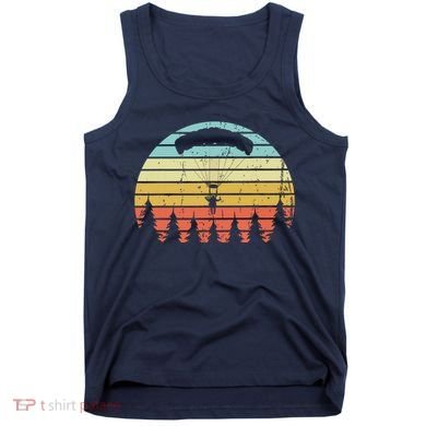 Vintage Skydiving Gift Retro Parachuting Skydiver Tank Top