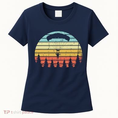Vintage Skydiving Gift Retro Parachuting Skydiver Women's T-Shirt