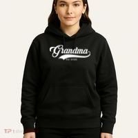 Varsity Style Grandma EST 2026 Hoodie thumb 5
