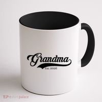Varsity Style Grandma EST 2026 Coffee Mug thumb 1