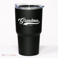Varsity Style Grandma EST 2026 Tumbler thumb 0