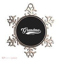 Varsity Style Grandma EST 2026 Ornament thumb 0