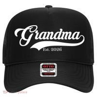 Varsity Style Grandma EST 2026 Hat thumb 0