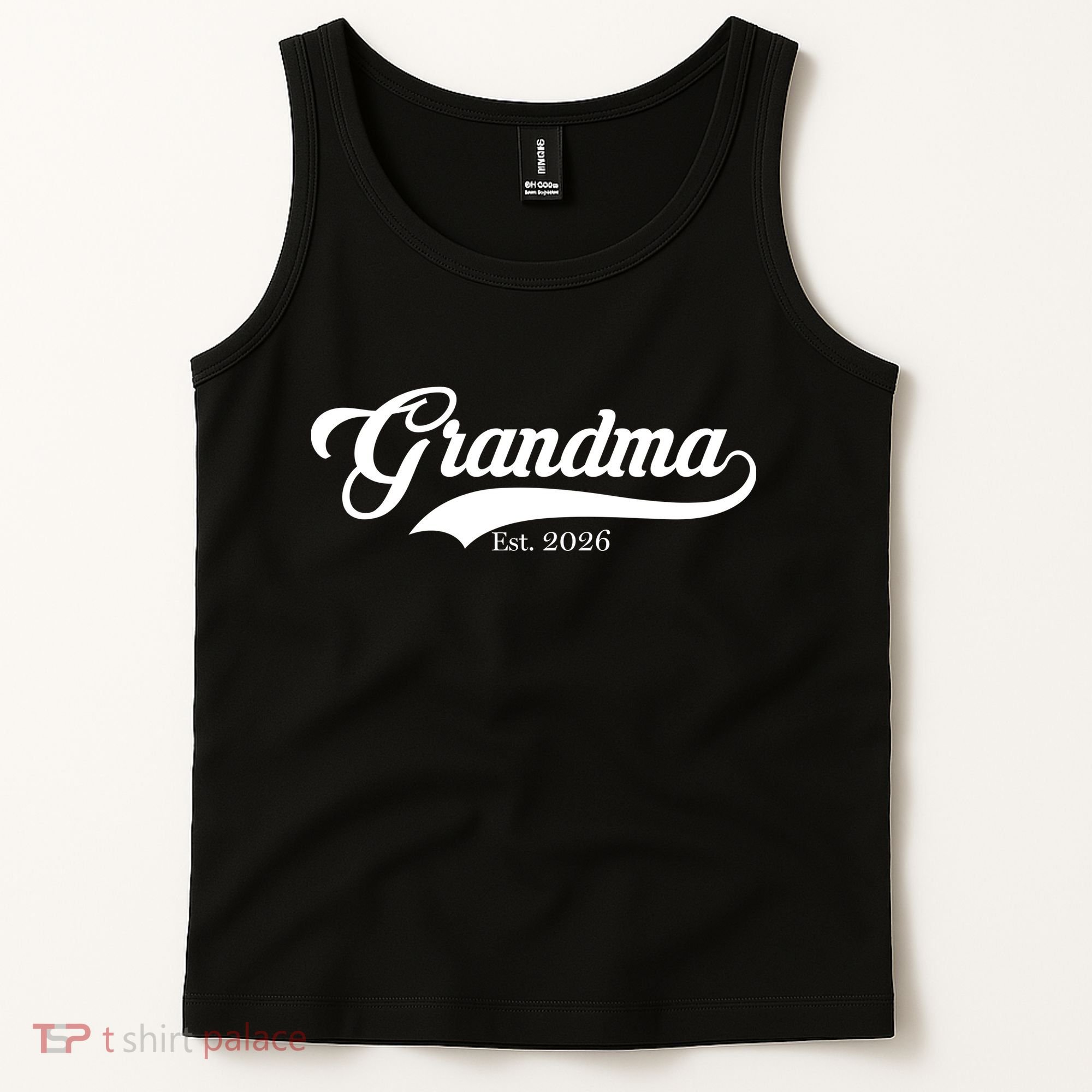 Varsity Style Grandma EST 2026 Tank Top