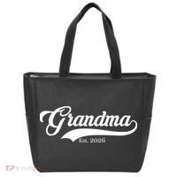 Varsity Style Grandma EST 2026 Tote Bag thumb 0