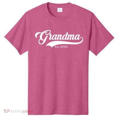 Varsity Style Grandma EST 2026 T-Shirt