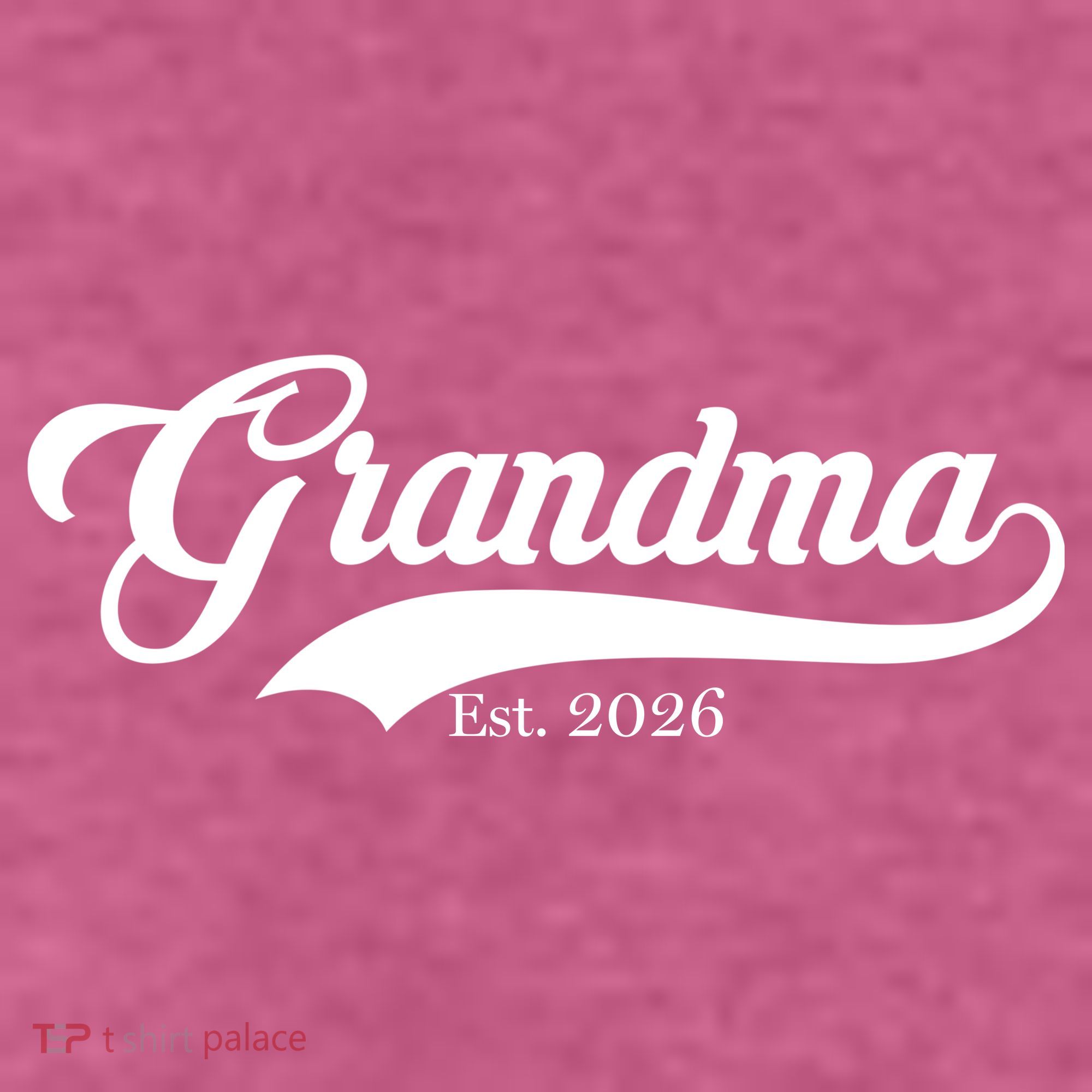 Varsity Style Grandma EST 2026 T-Shirt