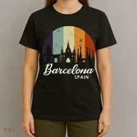 Vintage Spain Gift Spain Gift Barcelona T-Shirt thumb 4