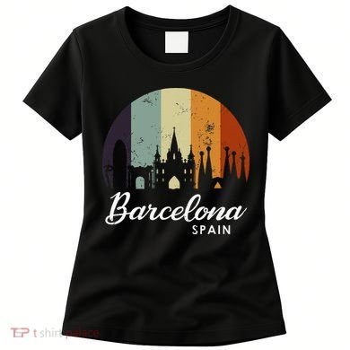 Vintage Spain Gift Spain Gift Barcelona Women's T-Shirt