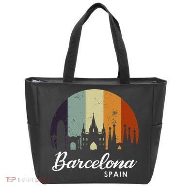 Vintage Spain Gift Spain Gift Barcelona Tote Bag